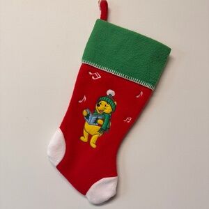 Disney Winnie The Pooh Gemmy Christmas Holiday Stocking